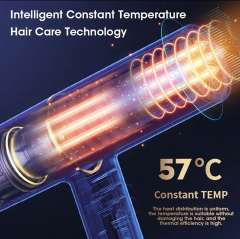 Black High Powered Hair Dryer | Infrared Technology