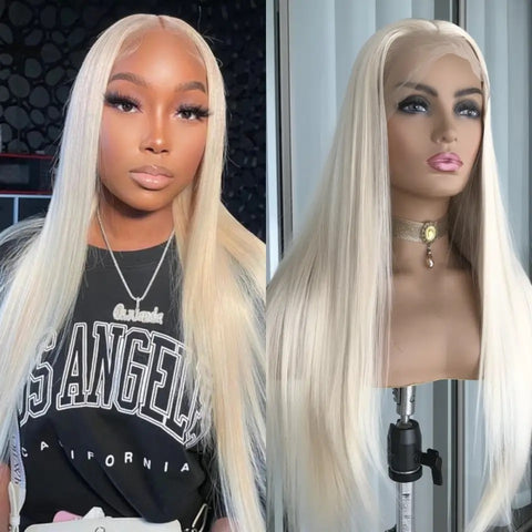 Synthetic Platinum Blonde Wig