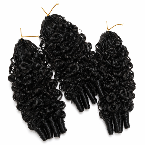 11a BURMESE CURLY Feather Crotchet | 3 Bundles (150pcs)