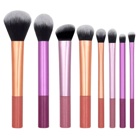 8pcs Colorful Makeup Brush Set