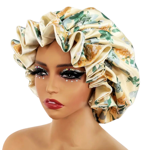 Elastic Fluffy Silk Hair Bonnet (13 Colors)