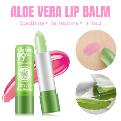 Tinted Aloe Vera Lip Balm | Soothing + Refreshing