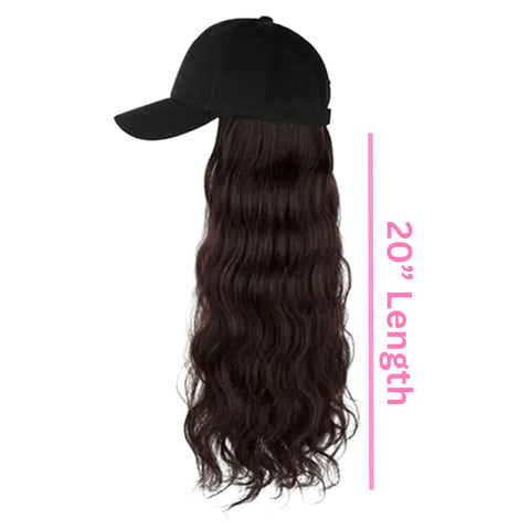 Emergency Hair Hat | 20” Loose Curly Synthetic