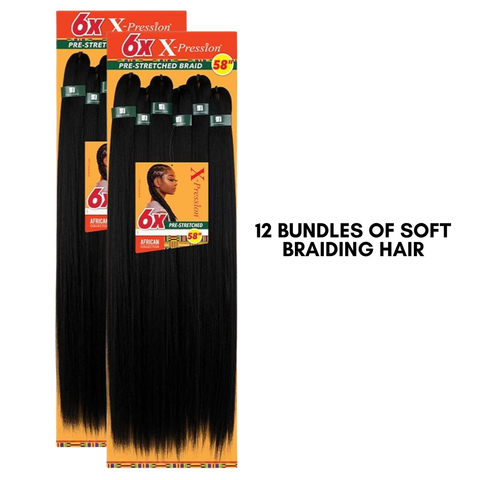 Jumbo Braid + Burmese Curly Crochet Kit