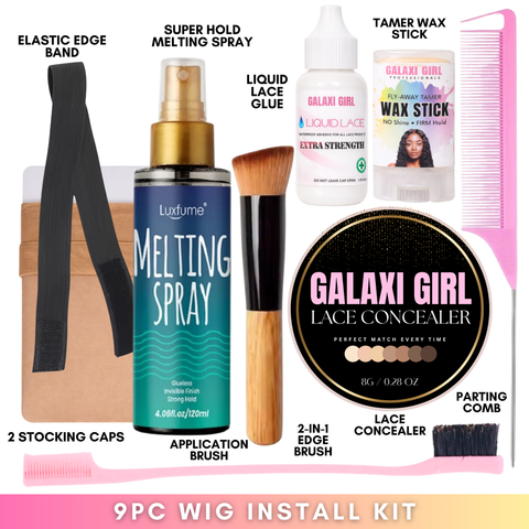 9pc Wig Install Kit + Lace Concealer