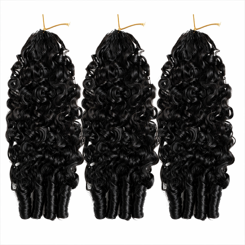 11a BURMESE CURLY Feather Crotchet | 3 Bundles (150pcs)