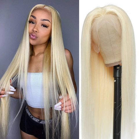 613 PLATINUM Straight (13x6) | 180% Density Lace Front Wig