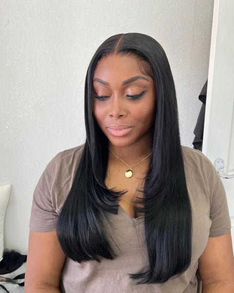 Synthetic Black Wig w/ Soft Layers