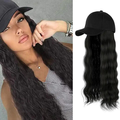 Emergency Hair Hat | 20” Loose Curly Synthetic