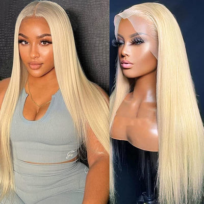 613 PLATINUM Straight (13x4) Lace Front Wig | 180% Density