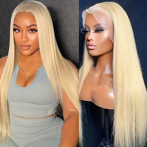 613 PLATINUM Straight (13x4) Lace Front Wig | 180% Density