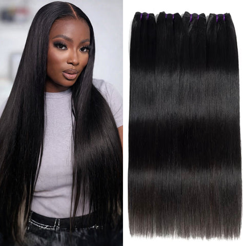 10a Remy STRAIGHT Hair Bundles 4pcs