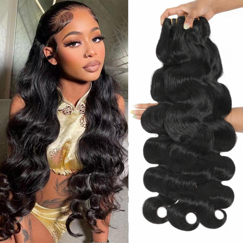 10a Remy BODY WAVE Hair Bundles 3pcs
