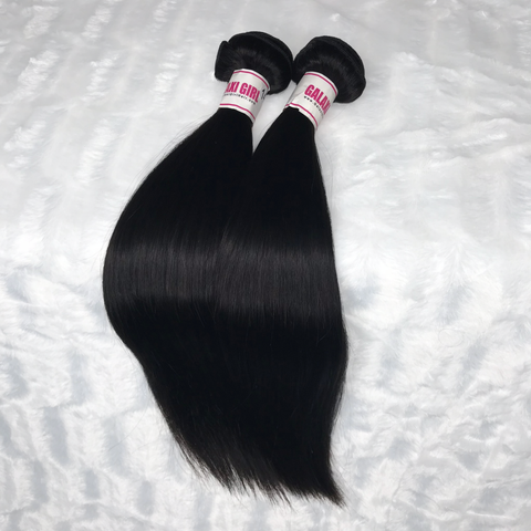 11a Brazilian STRAIGHT Hair Bundles 2pcs