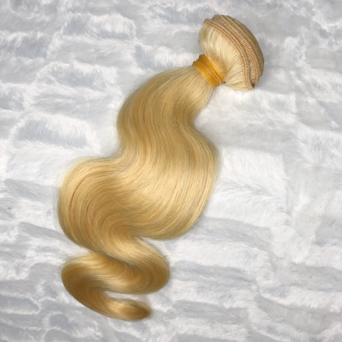 11a Platinum Blonde BODY WAVE Hair Bundle 1pc