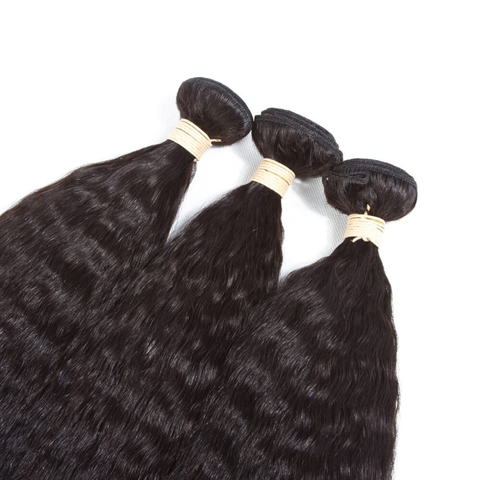 10a Remy SOFT YAKI Hair Bundles 3pcs