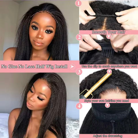 10A YAKI Half Wig | 200% Density