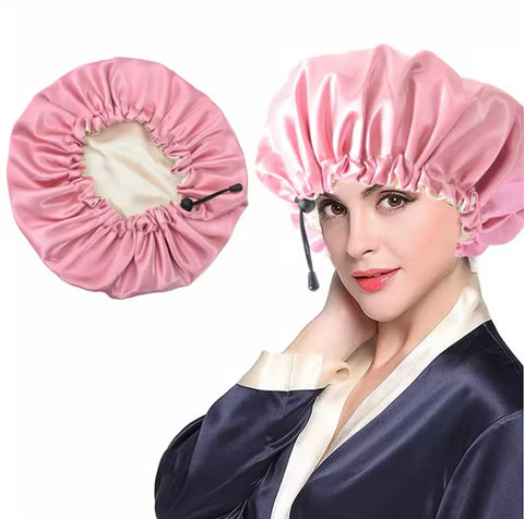 Adjustable Silk Hair Bonnet