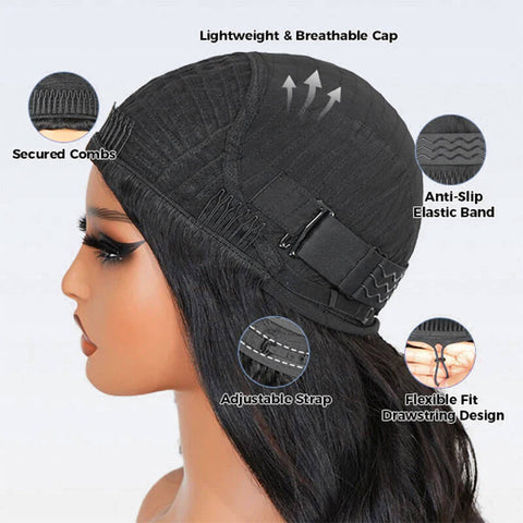 11A BODY WAVE Half Wig | 200% Density