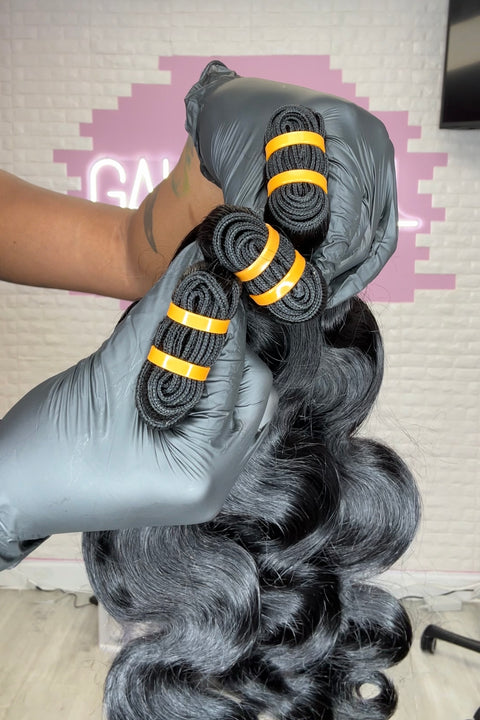 10a Remy BODY WAVE Hair Bundles 3pcs