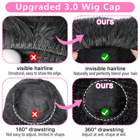 11A DEEP WAVE Half Wig | 200% Density