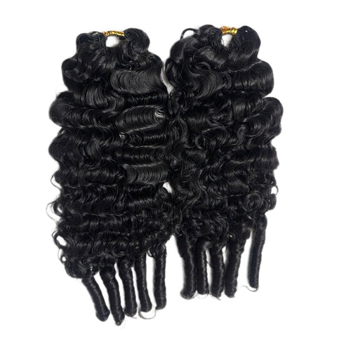 11a BURMESE CURLY Feather Crotchet | 2 Bundles (100pcs)