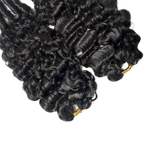11a BURMESE CURLY Feather Crotchet | 4 Bundles (200pcs)