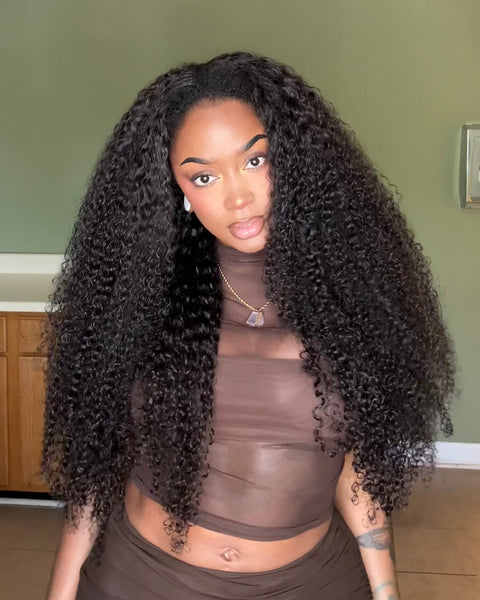 11A KINKY CURLY Half Wig | 200% Density