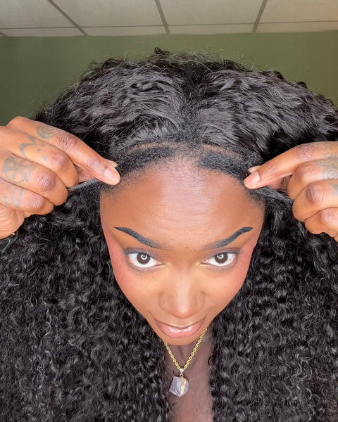 11A KINKY CURLY Half Wig | 200% Density