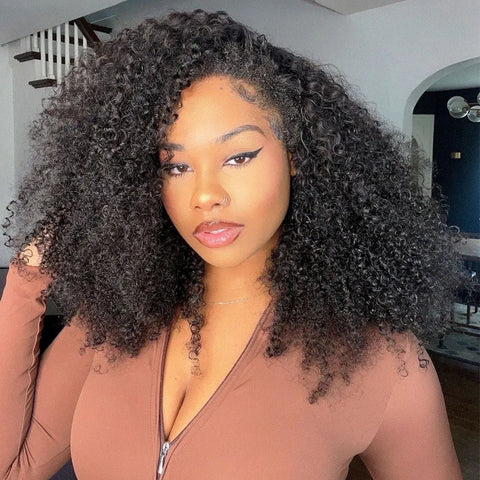 11A KINKY CURLY Half Wig | 200% Density