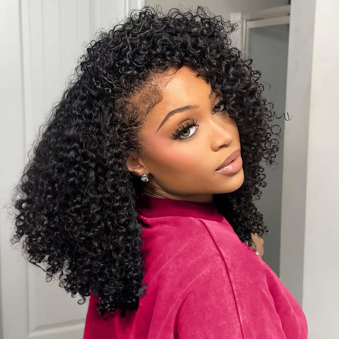 11A KINKY CURLY Half Wig | 200% Density