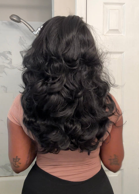 20” Synthetic YAKI Half Wig | 200% Density