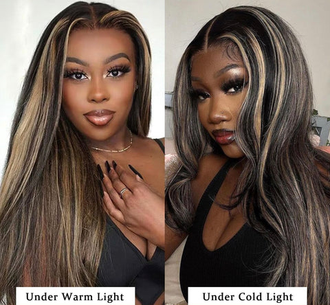 HIGH CONTRAST HIGHLIGHTS (13x6) | 180% Density Lace Front Wig