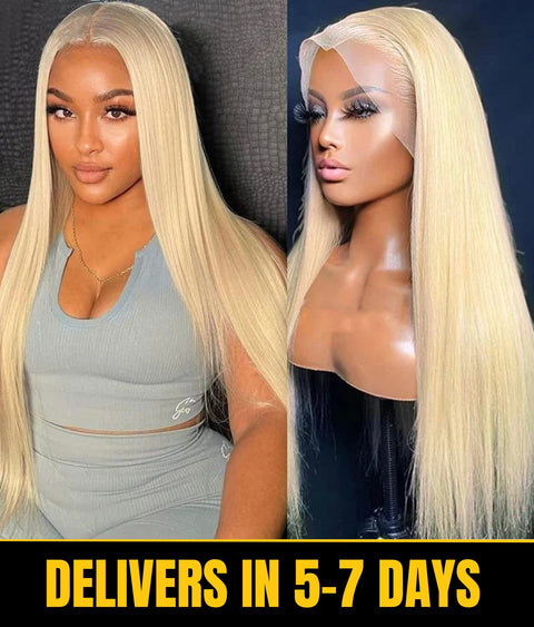613 PLATINUM STRAIGHT (13x6) | 180% Density Lace Front Wig