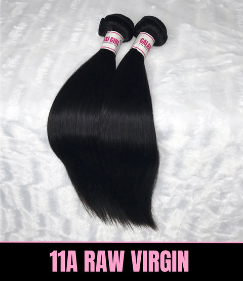 11a Brazilian STRAIGHT Hair Bundles 2pcs