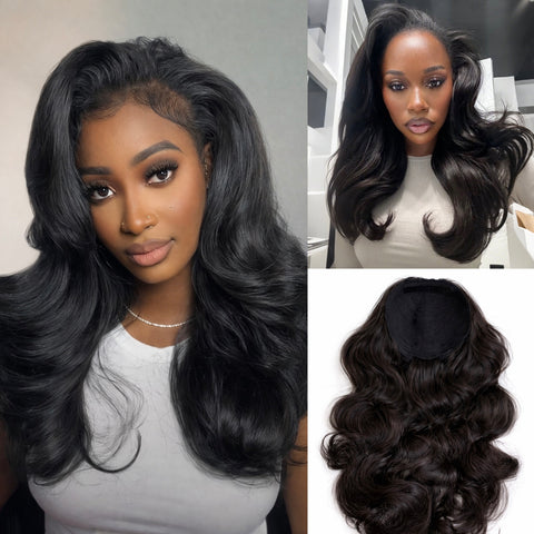 11A BODY WAVE Half Wig | 200% Density