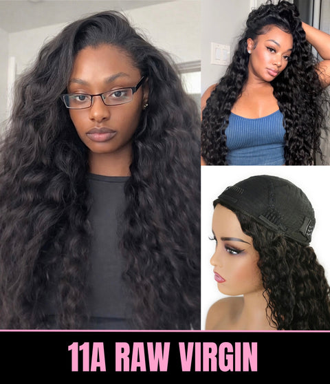 11A LOOSE WAVE Half Wig | 200% Density