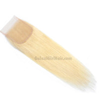 Platinum Blonde STRAIGHT Lace Closure