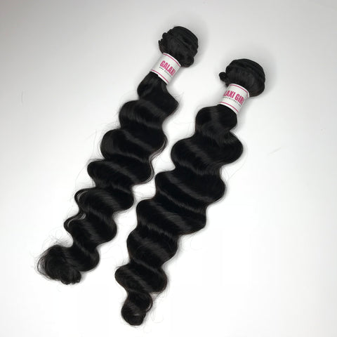 Wholesale (9A) LOOSE WAVE Hair Bundles 2pcs