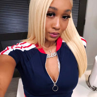 Platinum Blonde STRAIGHT Hair Bundles 2pcs
