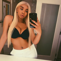 Platinum Blonde STRAIGHT Hair Bundle 3pcs