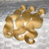 Platinum Blonde BODY WAVE Hair Bundles 3pcs
